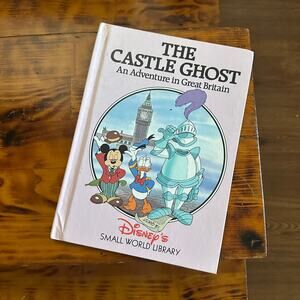 Vintage Disney The Castle Ghost An Adventure In Great Britain Hardcover Book